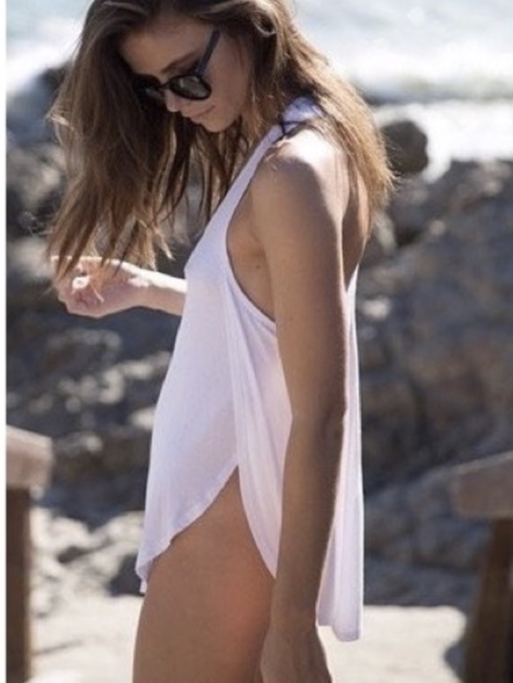 Joah Brown Live In Tank in White